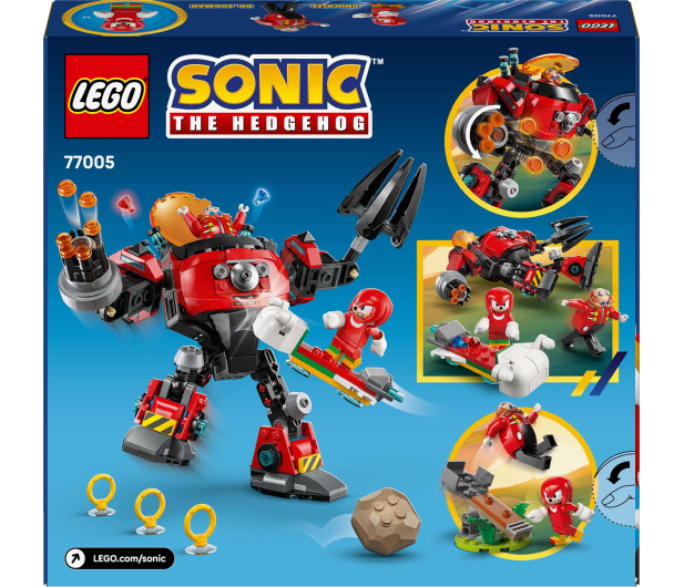 LEGO Sonic 77005 Knuckles kontra Dr. Eggman w mechu Egg Crusher - 1331738 - zdjęcie 10